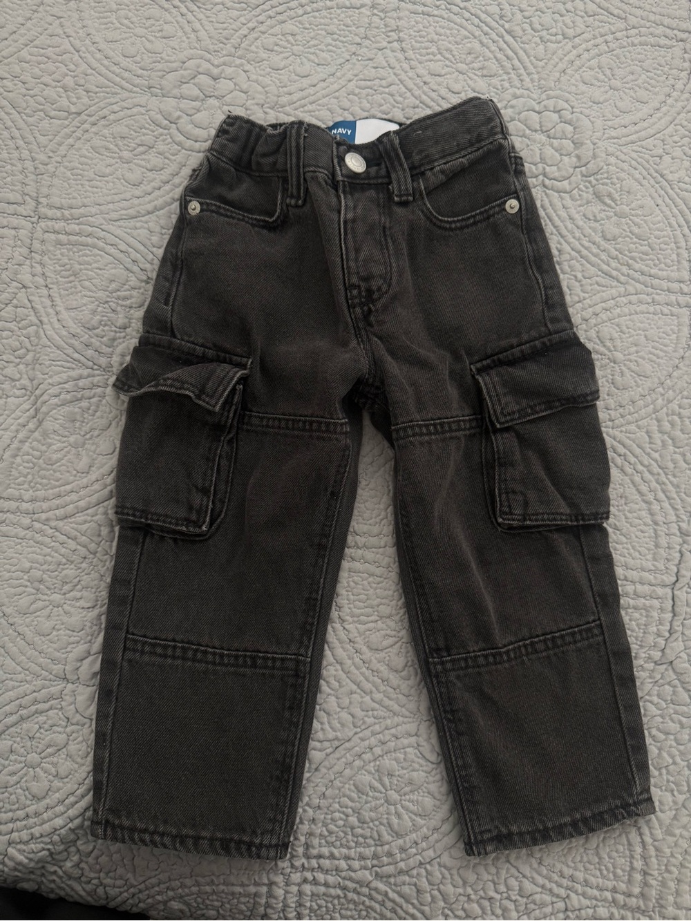 Old Navy Black Cargo Jogger Pants for Kids
